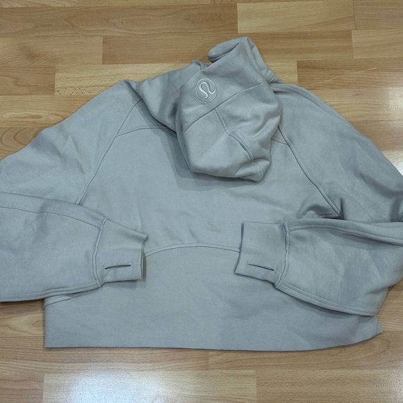 Brand New Lululemon Scuba Oversized Half-Zip Hoodie in Mojave Tan - Picture 7 of 9